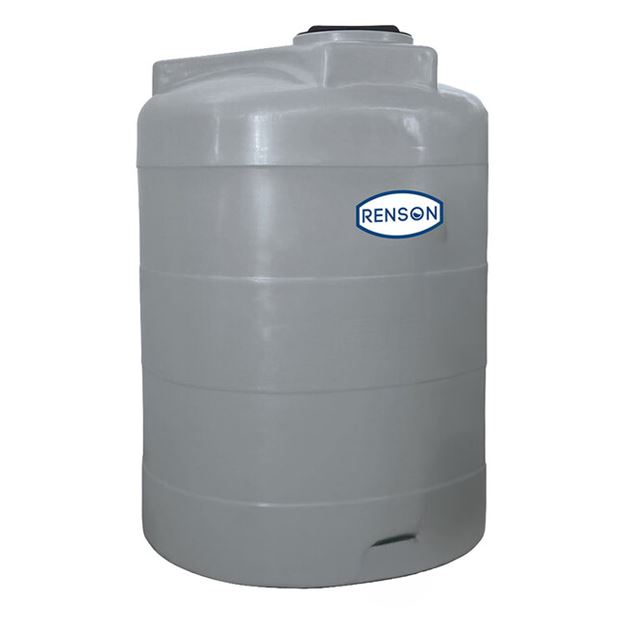Image sur CUVE STOCKAGE VERTICALE GRISE EN PE 5000L